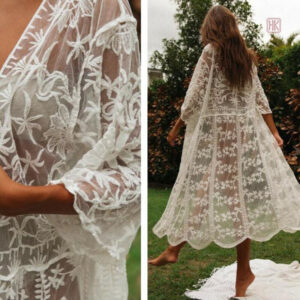Kimono chic en dentelle pour toutes occasions