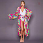 Kimono femme été 2022 en tissu léger et fluide