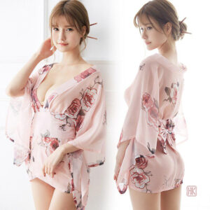 Veste kimono femme à motifs floraux tendance