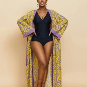 Kimono Femme en tissu traditionnel