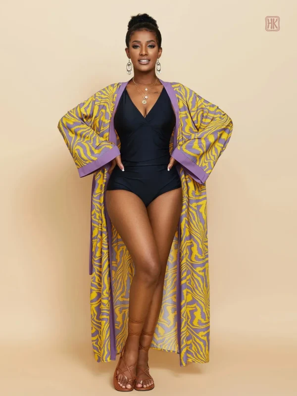 Kimono Femme en tissu traditionnel