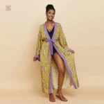 Kimono femme en pagne pour un look unique