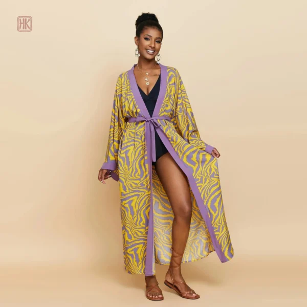 Kimono femme en pagne pour un look unique