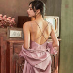 Lingerie kimono femme avec ceinture assortie