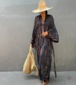Kimono à manches longues, style moderne