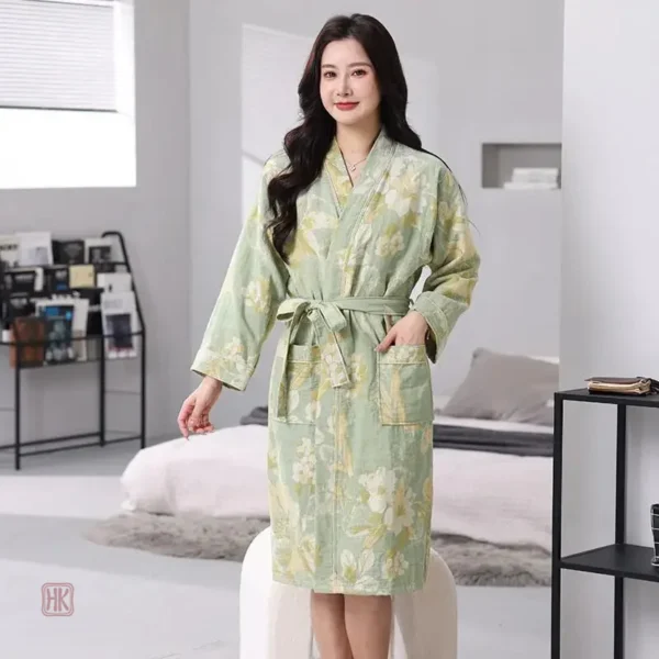 kimono-femme-nuit-coton-1 Kimono femme en coton pour la nuit