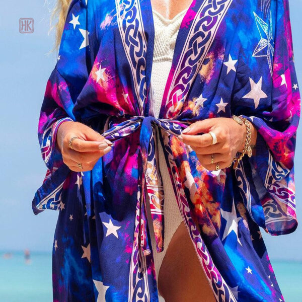 Kimono d'intérieur, charme galactique