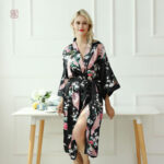 Kimono femme nuit japonais élégant et confortable