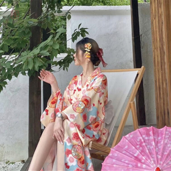 Robe de Style Japonais pour Femme