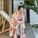 Kimono Femme avec Ceinture Assortie