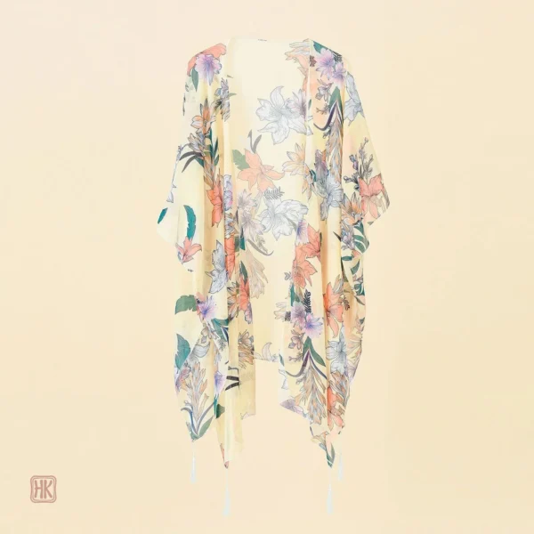 Kimono fleuri pour un look décontracté