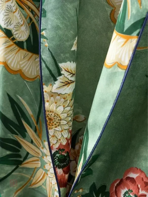 Kimono fleuri pour un style bohème