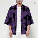 Kimono Haori pour homme, style traditionnel japonais