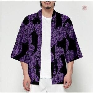 Kimono Haori pour homme, style traditionnel japonais