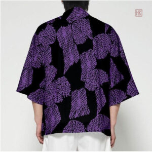 Veste kimono élégante, design inspiré de Kokushibou
