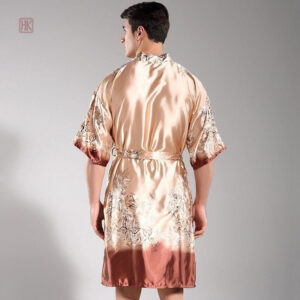 Peignoir kimono pour homme au style bohémien