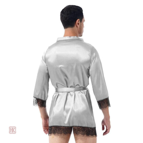 Peignoir court pour homme, confort assuré