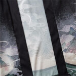 Kimono homme en tissu fluide avec dragon