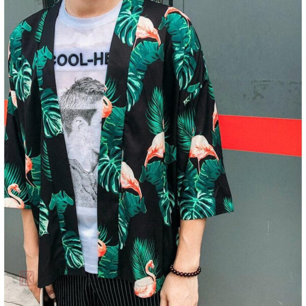 Veste kimono masculine idéale pour les journées chaudes
