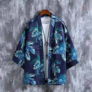 Kimono léger avec motifs colorés pour événements