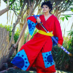 Kimono Luffy pour homme, style festival