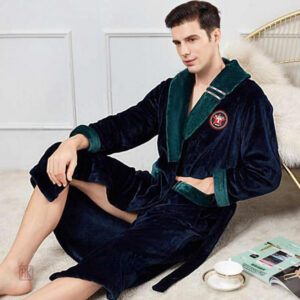 Peignoir kimono pour homme, idéal pour la saison froide