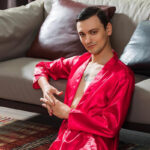 Peignoir kimono homme, style moderne et décontracté