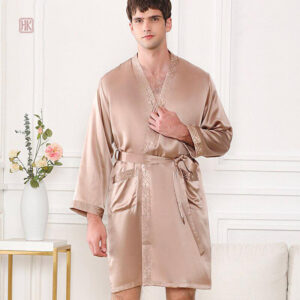 Peignoir kimono homme luxe élégant et confortable