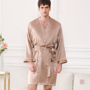 Kimono homme en tissu doux et raffiné