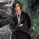 Kimono homme en noir, inspiration asiatique