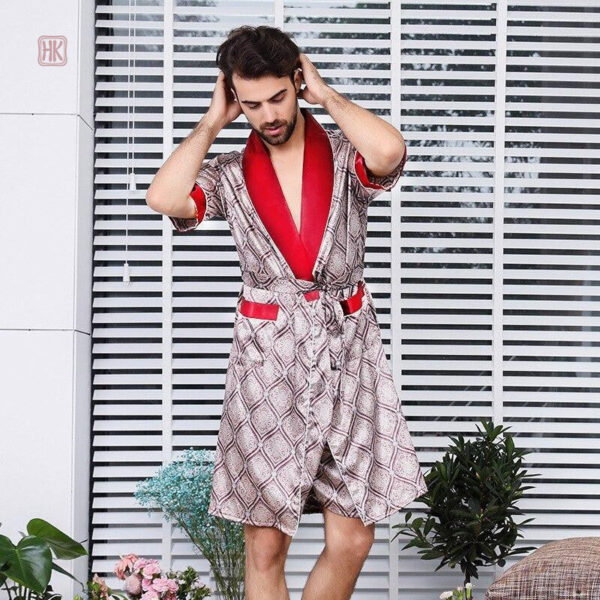 Peignoir kimono pour homme, style unique et moderne