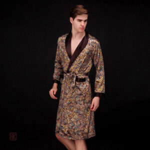 Kimono homme en satin élégant et confortable