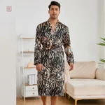 Kimono homme, motif tigre pour un look audacieux