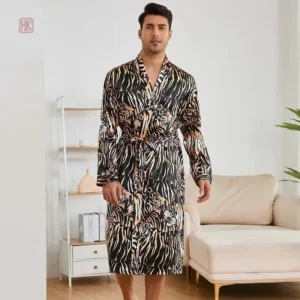 Kimono homme, motif tigre pour un look audacieux