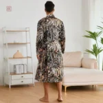 Peignoir léger pour homme, motif tigre unique et tendance