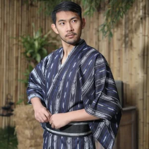 Kimono homme traditionnel japonais en tissu léger