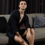 Kimono homme élégant en tissu léger pour un confort optimal