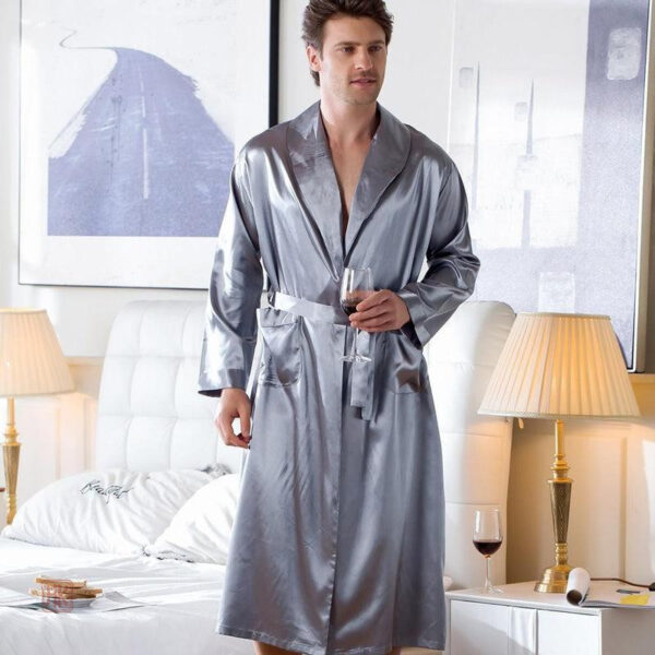Peignoir kimono pour homme, taille XXL, style décontracté