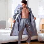 Vêtement d'intérieur homme, kimono XXL, coupe ample