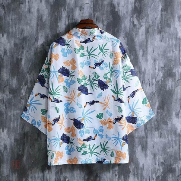 Kimono masculin à imprimé moderne