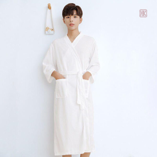 Peignoir kimono homme confortable pour moments de détente