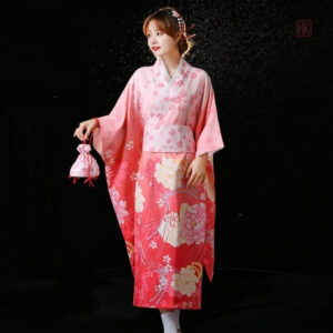 Kimono traditionnel japonais pour costume féminin