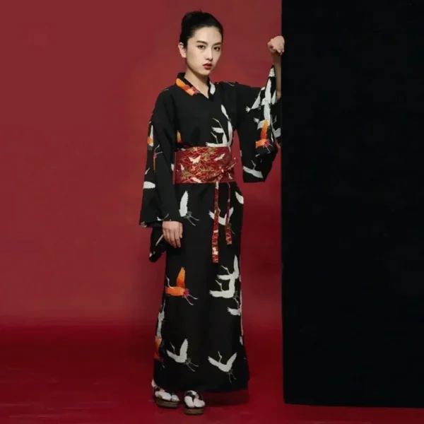 Robe kimono traditionnelle en coton