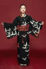 Robe kimono élégante en coton doux