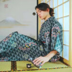Kimono homme avec motif dragon japonais