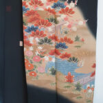Kimono femme, tissu soyeux