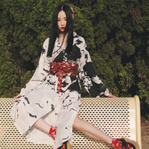 Kimono Japonais Femme Ancien