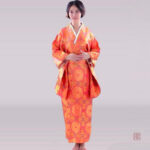 Kimono Femme Large Japonais en tissu léger