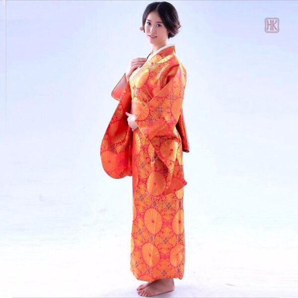 Kimono élégant pour femme, style japonais, grande taille