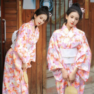 Kimono fleuri coloré pour un style unique
